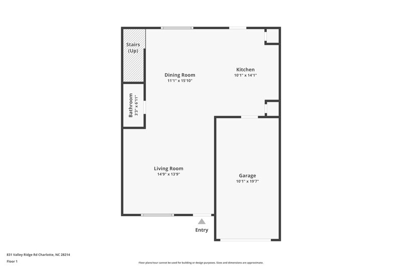 2,780/Mo, 831 Valley Ridge Rd Charlotte, NC 28214 Floor Plan View
