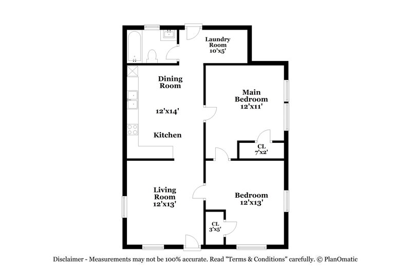 1,220/Mo, 508 Allison St W Gastonia, NC 28052 Floor Plan View