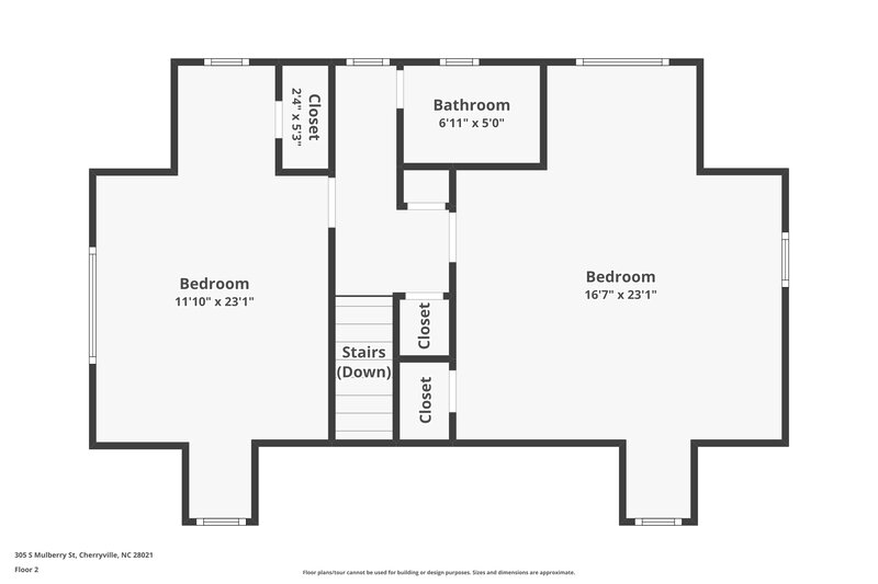 1,785/Mo, 305 S Mulberry St Cherryville, NC 28021 Floor Plan View 2