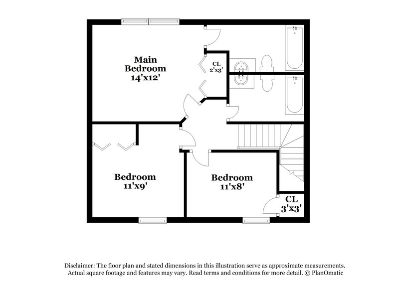 1,645/Mo, 6803 Campbell Burn Ct Charlotte, NC 28212 Floor Plan View 2
