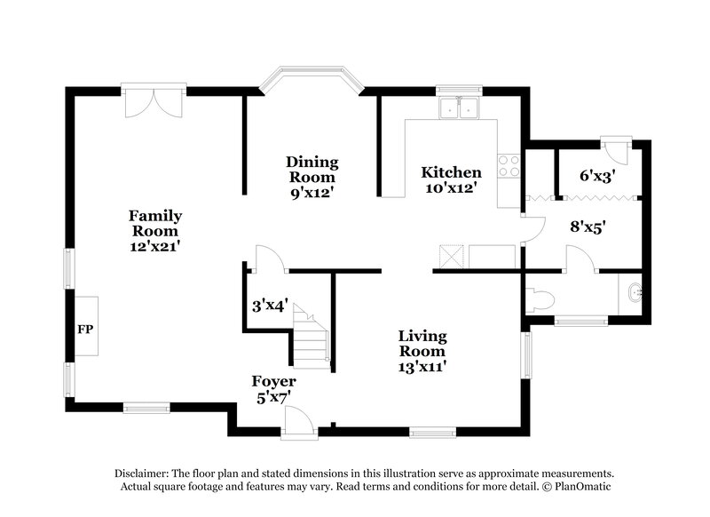 1,915/Mo, 2134 Dembrigh Ln Charlotte, NC 28262 Floor Plan View