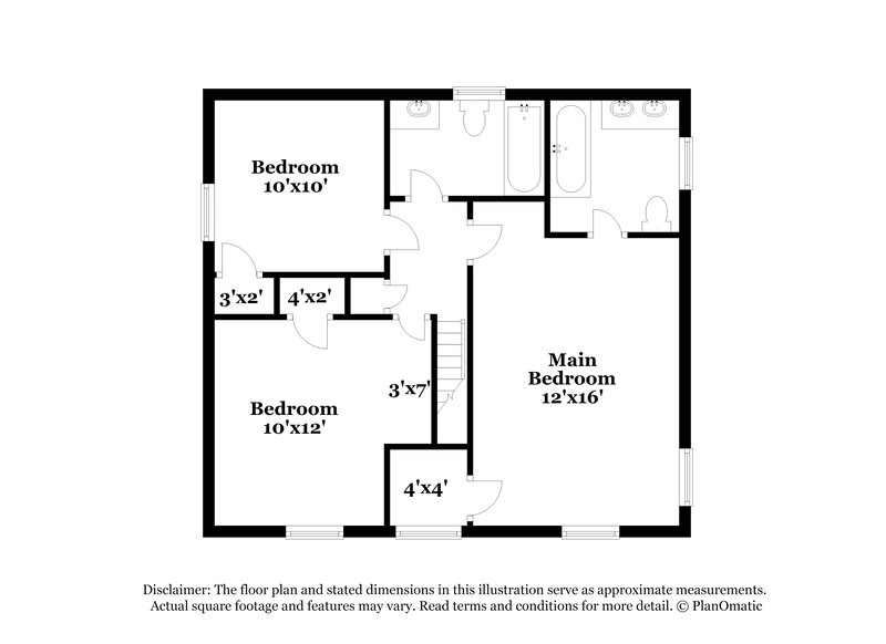 1,915/Mo, 2134 Dembrigh Ln Charlotte, NC 28262 Floor Plan View 2