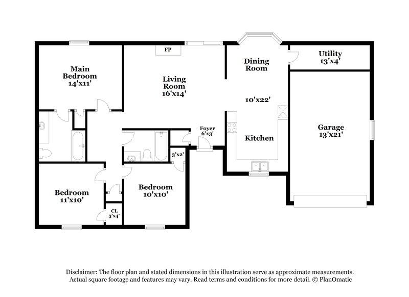 1,810/Mo, 7207 Spring Morning Ln Charlotte, NC 28227 Floor Plan View