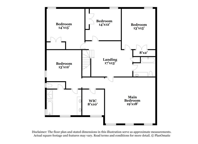 2,250/Mo, 4426 Oakburn Dr Charlotte, NC 28269 Floor Plan View 2