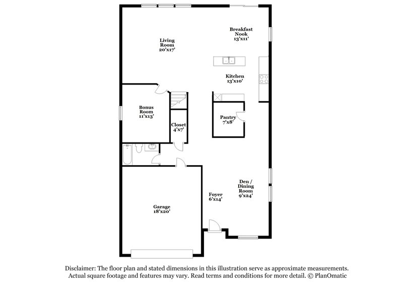 2,530/Mo, 4803 Reinbeck Dr Charlotte, NC 28269 Floorplan View