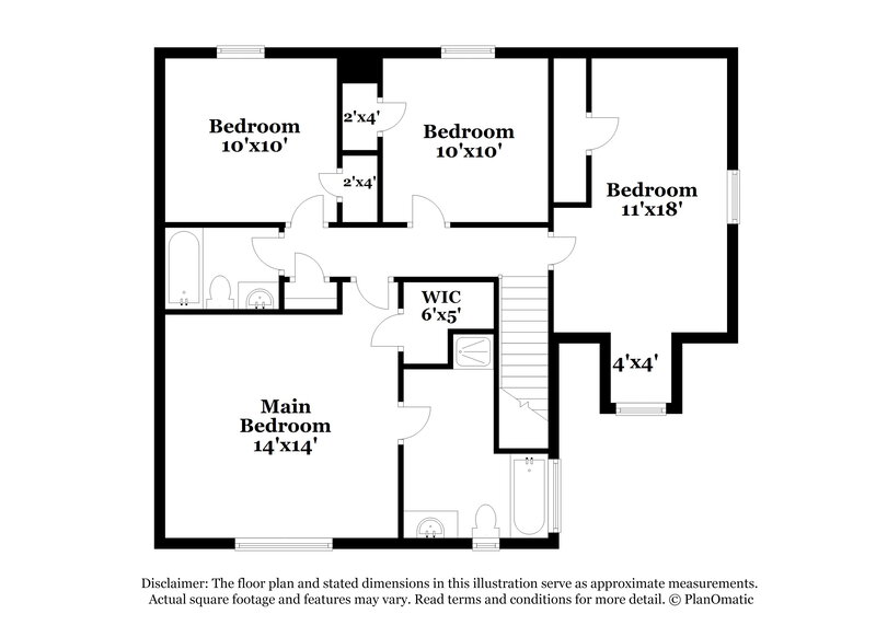 2,020/Mo, 407 Chelton Oaks Dr Charlotte, NC 28214 Floorplan View 2