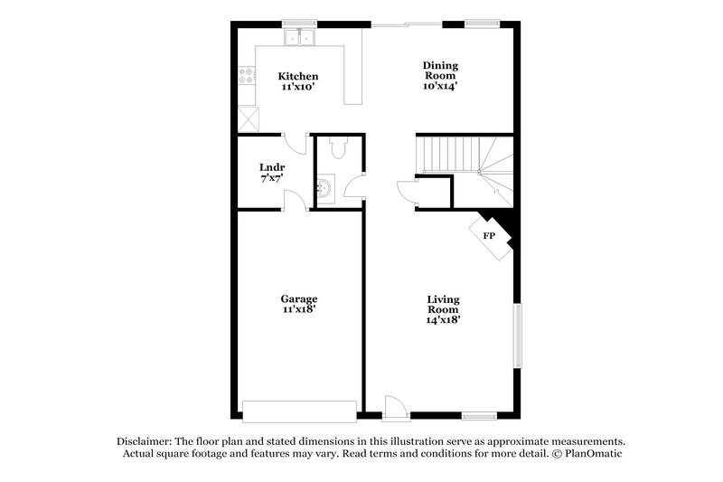2,060/Mo, 5231 Fern Hill Dr Charlotte, NC 28217 Floor Plan View