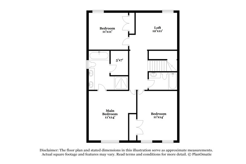2,060/Mo, 5231 Fern Hill Dr Charlotte, NC 28217 Floor Plan View 2