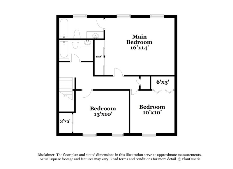 2,045/Mo, 5708 Running Wood Lane Charlotte, NC 28215 Floor Plan View 2