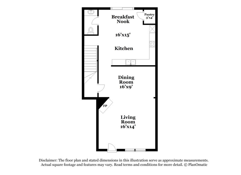 1,480/Mo, 3032 Summerfield Ridge Ln Matthews, NC 28105 Floor Plan View