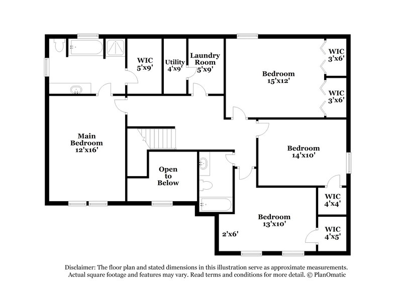 2,320/Mo, 12001 Chantress Ln Charlotte, NC 28215 Floorplan View 2