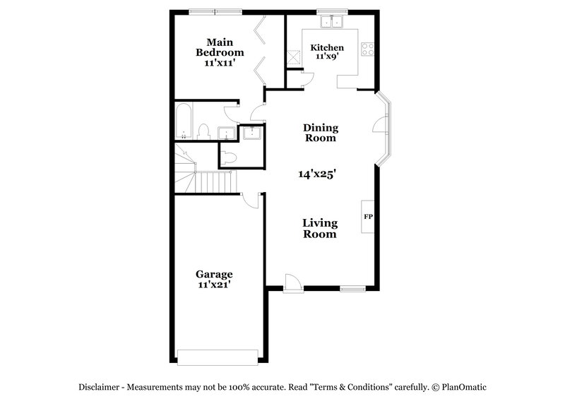 1,720/Mo, 3129 Glen Robin Ct Charlotte, NC 28205 Floor Plan View