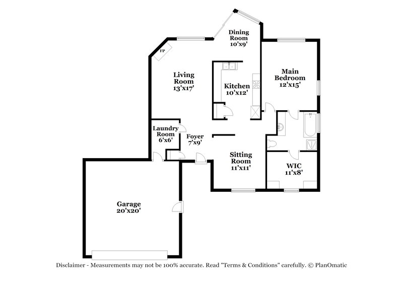 1,880/Mo, 105 Silverleaf Rd Mount Holly, NC 28120 Floor Plan View