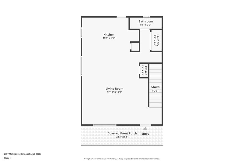 1,755/Mo, 2657 Melchor St Kannapolis, NC 28083 Floor Plan View
