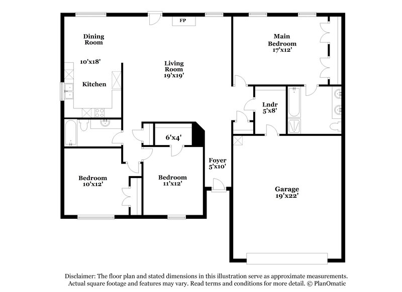 1,725/Mo, 119 Walking Horse Run Stanley, NC 28164 Floor Plan View