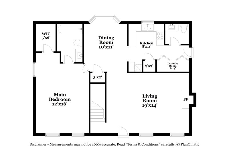1,800/Mo, 5013 Farmview Dr Monroe, NC 28110 Floor Plan View 2
