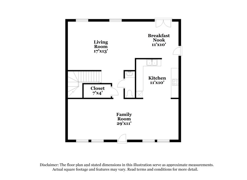 1,955/Mo, 10405 Yellow Rose Ln Charlotte, NC 28269 Floor Plan View