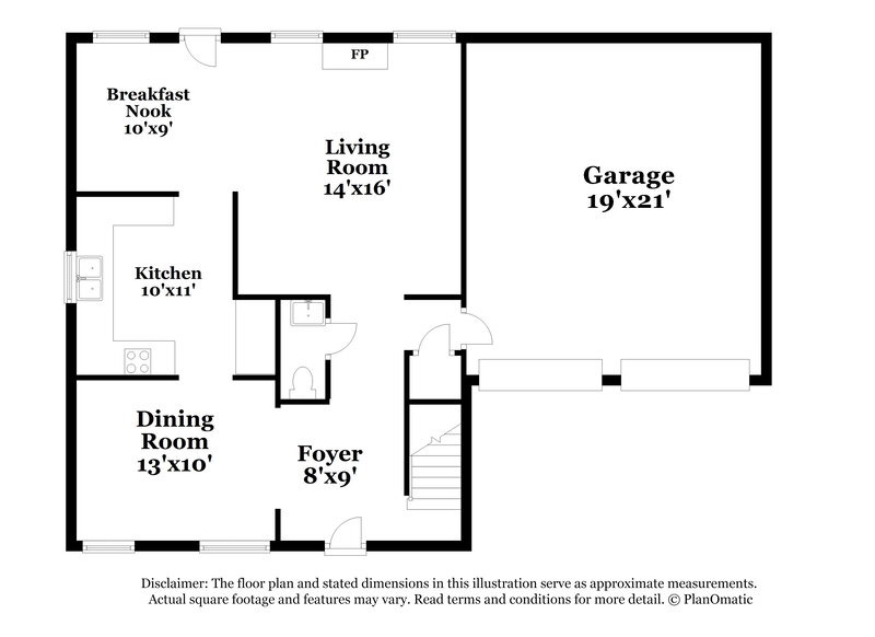 2,490/Mo, 2418 Carmathen Rd Charlotte, NC 28269 Floorplan View 2