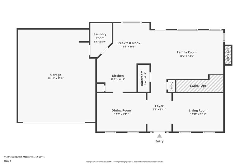 2,180/Mo, 112 Old Willow Rd Mooresville, NC 28115 Floor Plan View