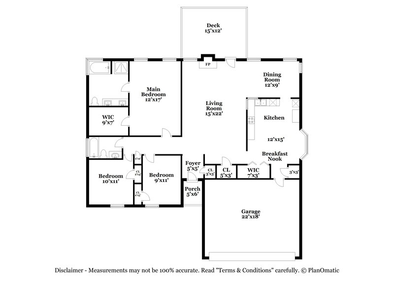 2,115/Mo, 2518 Bushy Pine Ct Charlotte, NC 28273 Floor Plan View