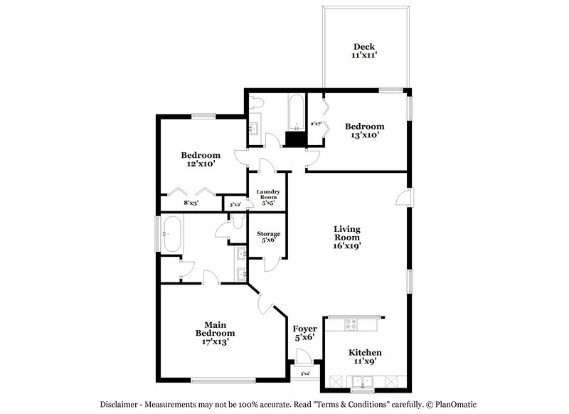 1,715/Mo, 1919 Bromwich Rd Charlotte, NC 28208 Floor Plan View