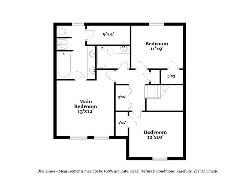 1,775/Mo, 8419 Blue Aster Ln Charlotte, NC 28269 Floor Plan View