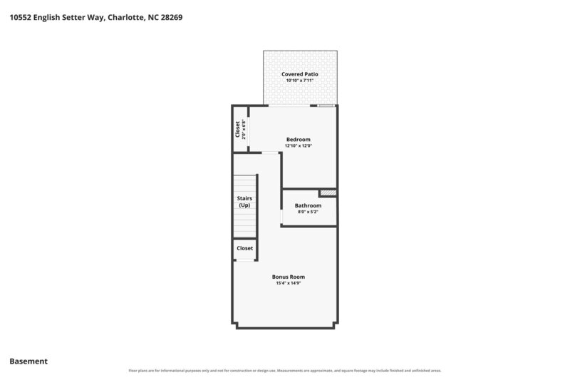 2,000/Mo, 10552 English Setter Way Charlotte, NC 28269 Floorplan View