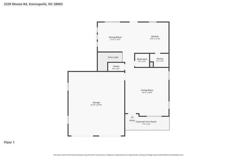 2,290/Mo, 2220 Moose Rd Kannapolis, NC 28083 Floor Plan View