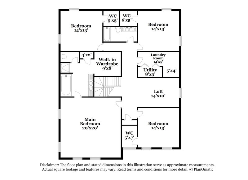 2,825/Mo, 1721 Leeview Ln Clover, SC 29710 Floor Plan View 2