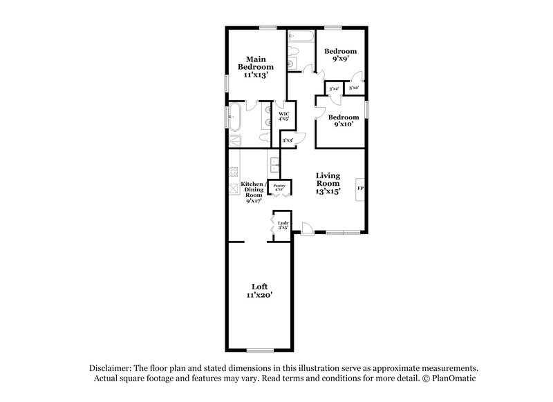 1,860/Mo, 4148 Canyon Creek Ln Charlotte, NC 28216 Floorplan View