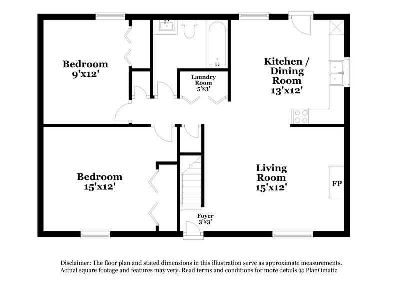 2,010/Mo, 3522 Fortis Ln Matthews, NC 28105 Floorplan View