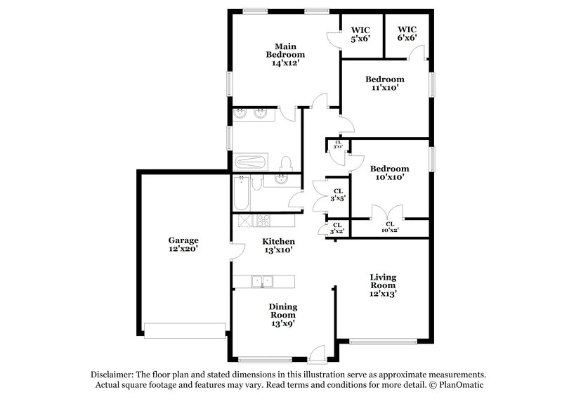 2,390/Mo, 2505 Scott St Unit 2 Kannapolis, NC 28083 Floor Plan View