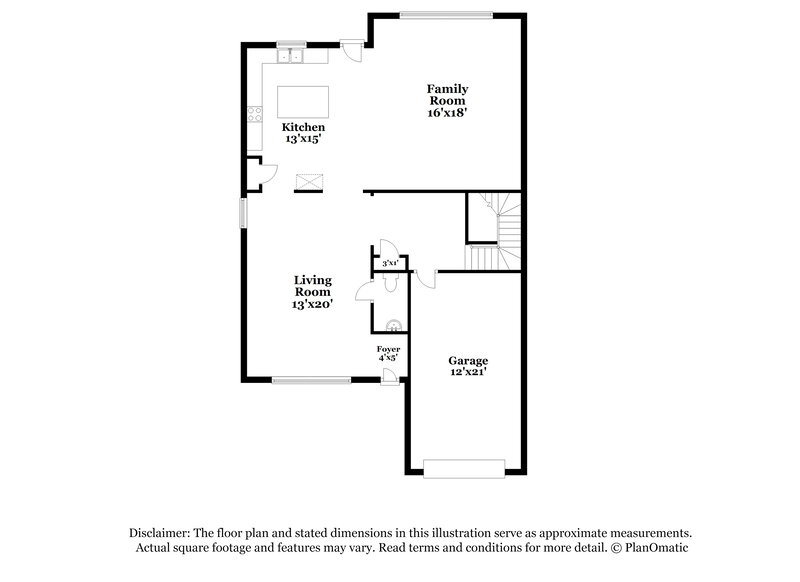 1,805/Mo, 3378 Saddlebrook Dr Midland, NC 28107 Floor Plan View 2