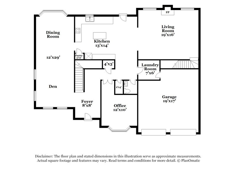 2,590/Mo, 3447 Fallowbrook Frst York, SC 29745 Floorplan View