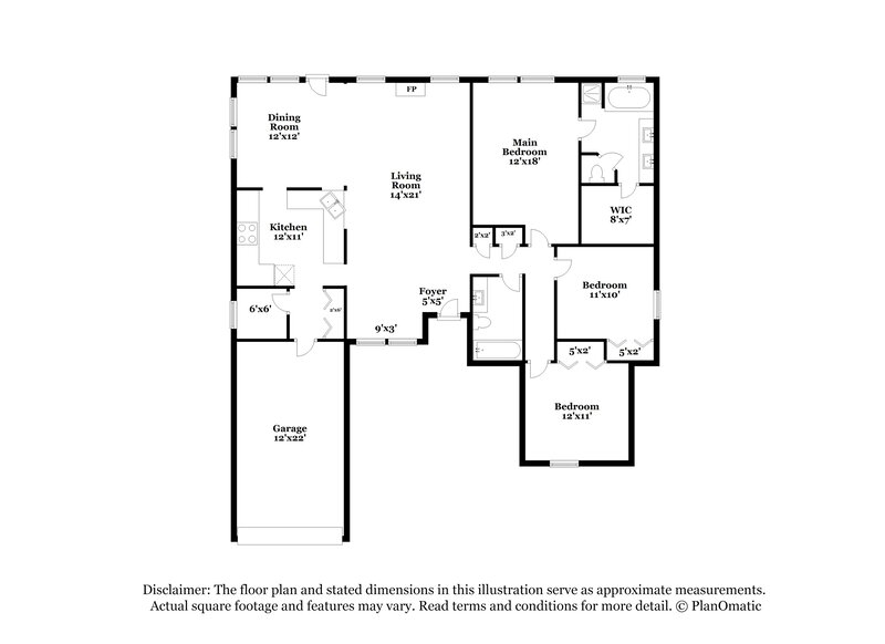 1,890/Mo, 3913 Leghorn Ct Charlotte, NC 28215 Floorplan View