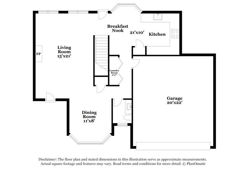 2,205/Mo, 4128 Highcroft Ln Charlotte, NC 28269 Floor Plan View