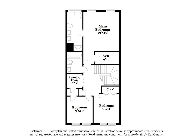 2,120/Mo, 8719 Lenox Pointe Dr Charlotte, NC 28273 Floorplan View 2