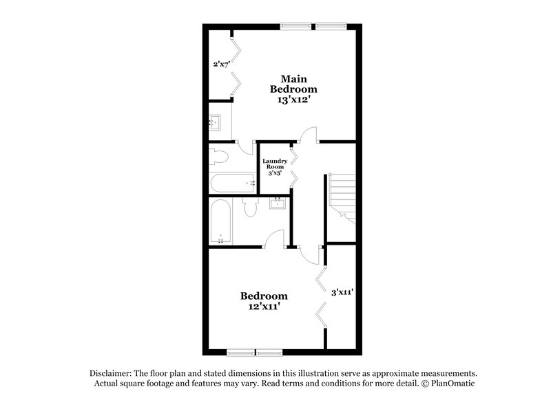 1,620/Mo, 5716 Prescott Ct Charlotte, NC 28269 Floorplan View 2