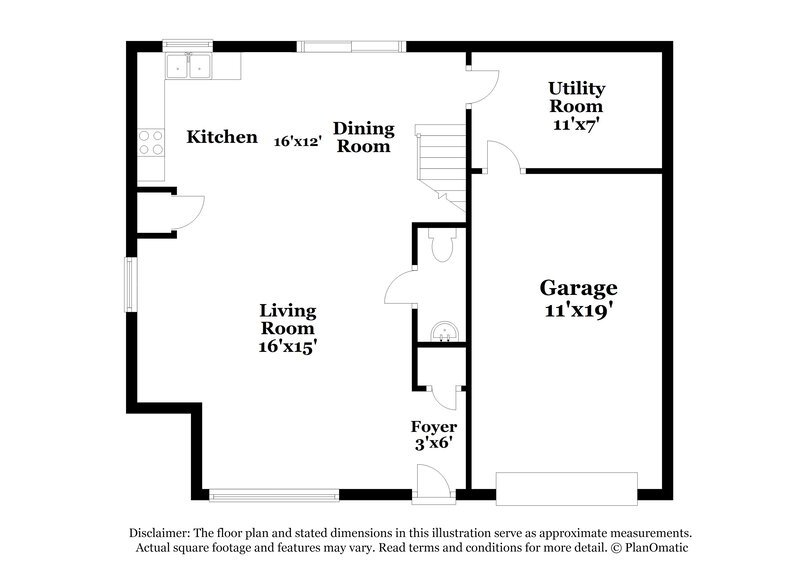 1,740/Mo, 857 Joselynn Dr Gastonia, NC 28054 Floor Plan View