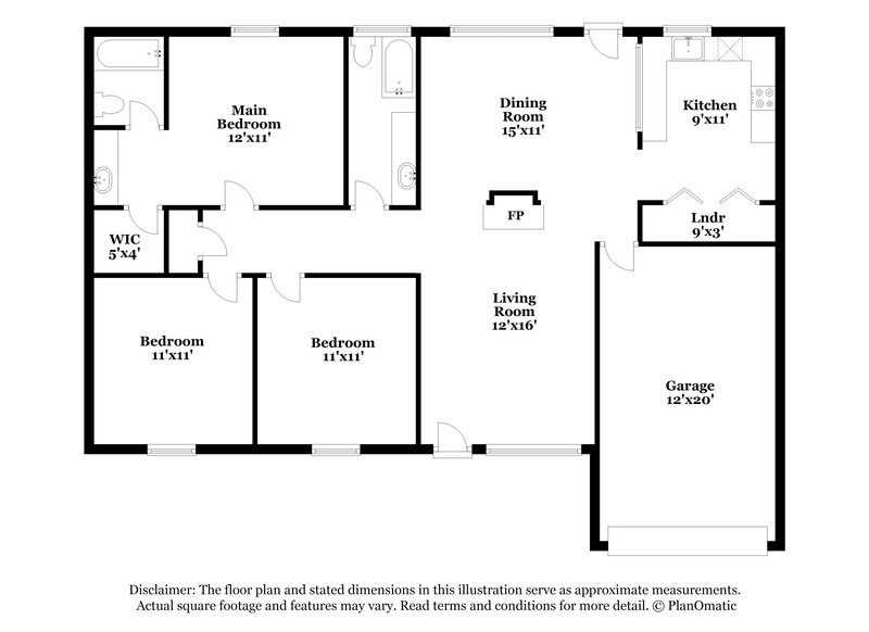 1,840/Mo, 6226 Rockshire Dr Charlotte, NC 28227 Floor Plan View