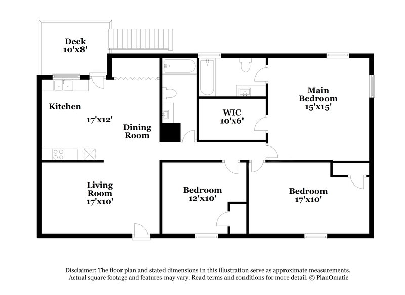 1,750/Mo, 1359 Hidden Valley Dr Concord, NC 28027 Floorplan View