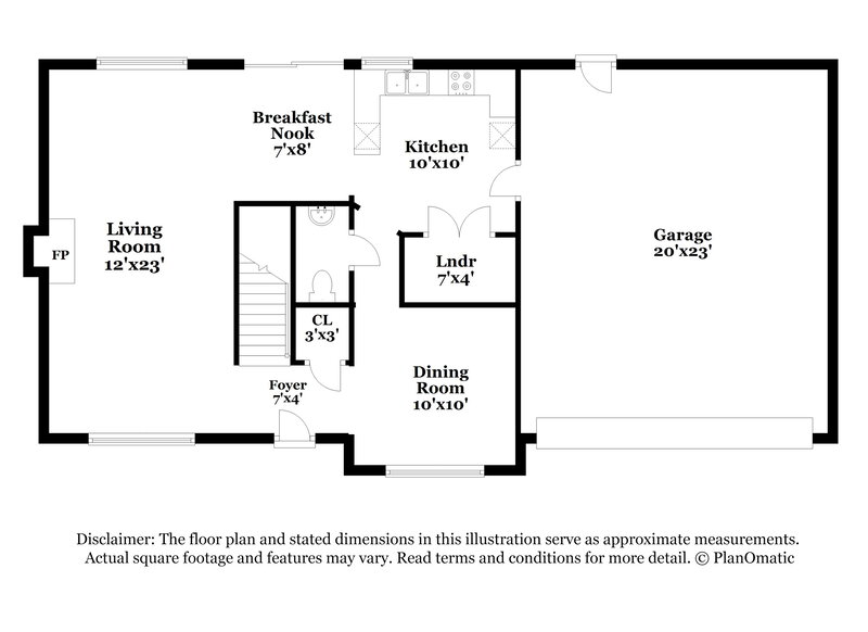 2,115/Mo, 6104 Brick Landing Dr Monroe, NC 28110 Floor Plan View