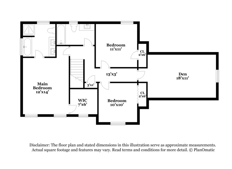 2,115/Mo, 6104 Brick Landing Dr Monroe, NC 28110 Floor Plan View 2