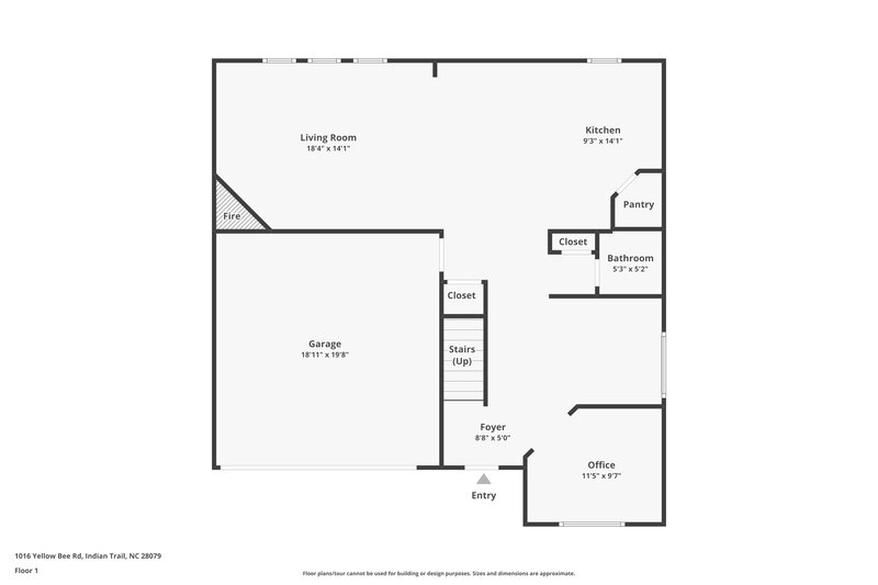 3,620/Mo, 1016 Yellow Bee Rd Indian Trail, NC 28079 Floor Plan View