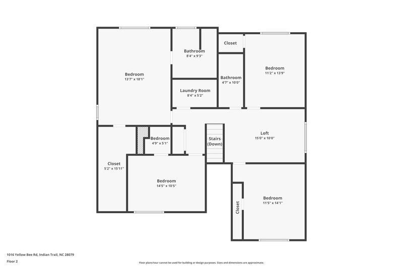 3,620/Mo, 1016 Yellow Bee Rd Indian Trail, NC 28079 Floor Plan View 2