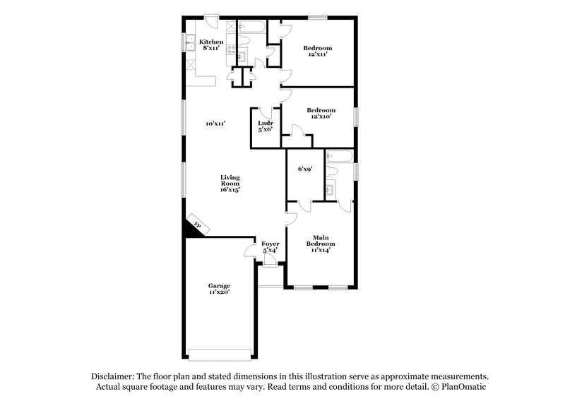 1,720/Mo, 3031 Salmon River Dr Monroe, NC 28110 Floor Plan View