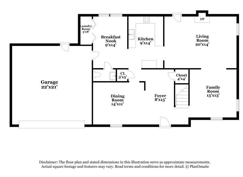 2,050/Mo, 1627 Bear Mountain Rd Charlotte, NC 28214 Floor Plan View