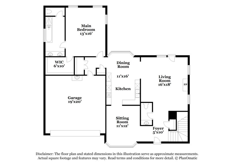 2,060/Mo, 4047 River Falls Dr Lowell, NC 28098 Floor Plan View 2