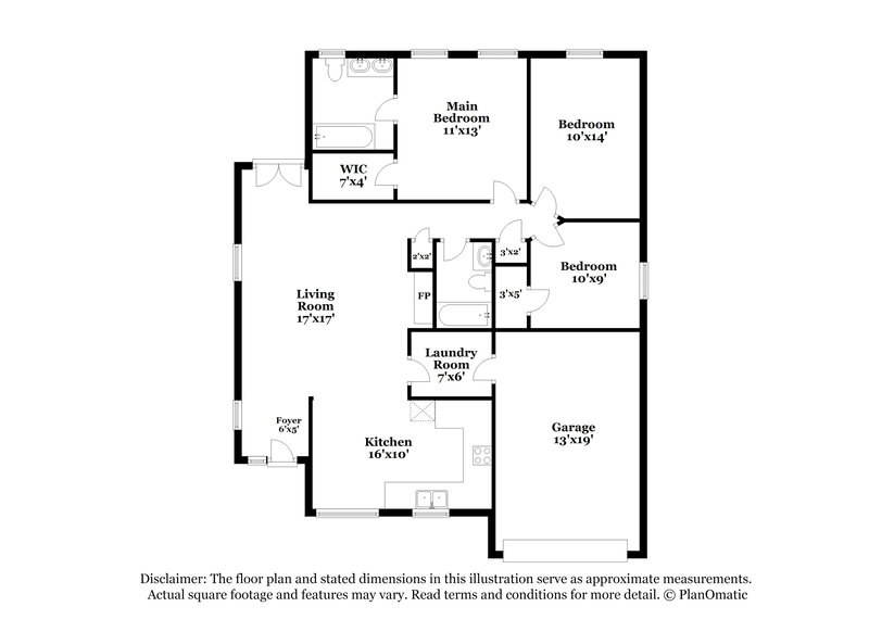 1,760/Mo, 8514 Redstone View Dr Charlotte, NC 28269 Floorplan View