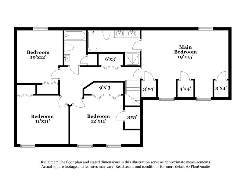 2,845/Mo, 2305 Whispering Spring Dr Matthews, NC 28105 Floorplan View 2